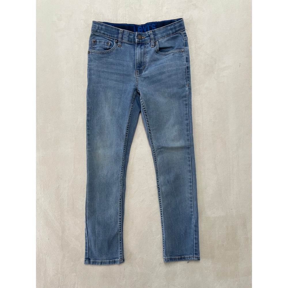 Levis 512 Slim Taper Jeans Boys Size 12 Reg W26 L27 Blue Denim 742728193748